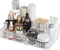 Yesesion Plastic Makeup Storage Organizer, Clear Cosmetics Display Case for Bathroom Counter, Dresser, Small Vanity Holder for Beauty Supplies, Ma...