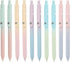 Ddaowanx Gel Pens, 10 Pcs 0.5mm Quick Dry Black Ink Pens Fine Point Smooth Writing Pens, Cute Office School Supplies Gifts for Women (10 Pcs Gradi...
