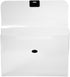 JAM PAPER Plastic Box Portfolio with Center Buckle - 9 1/2 x 13 1/4 x 1 1/8 - Clear - Sold Individually...
