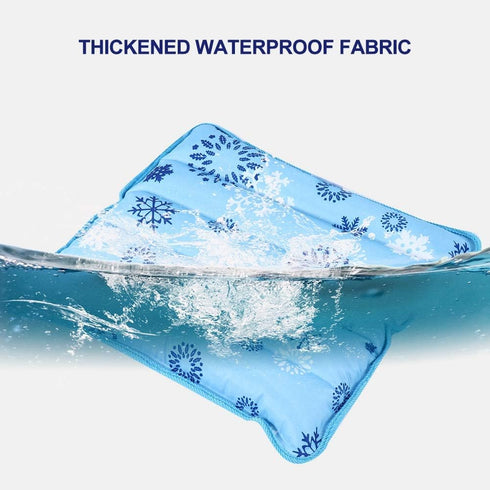 Cooling Mat, Cool Pillow Ice Pillow, Water Filling Ice Pillow Chair Pad, Multifunctional Children Adult Waterproof Ice Pillow Water Seat Cushion B...