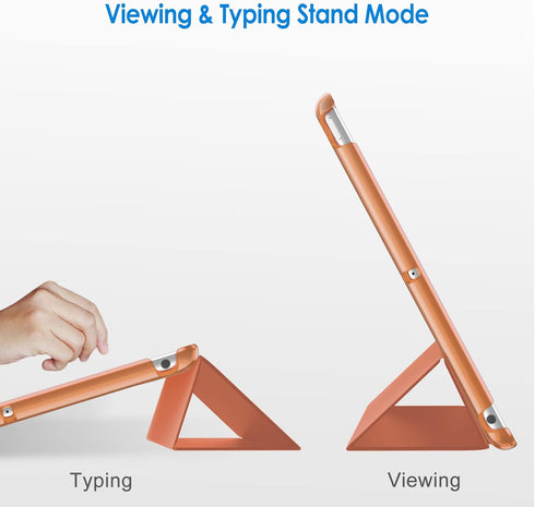 JETech Case for iPad (9.7-Inch, 2018/2017 Model, 6th/5th Generation), Smart Cover Auto Wake/Sleep (Papaya)...