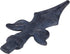 4 PCS Iron Picket Fence Triad Spear 2.24"×0.55"×4.84" Dollhouse Wrought Iron Fence Applied to Home Garden Fence Top...