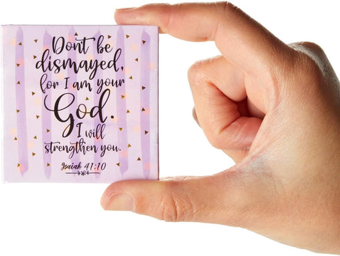 Juvale Inspirational Bible Magnets for Lemon Kitchen Decor & Accessories - 8-Pack 2.5-Inch Square Metal Magnets - Refrigerator Decor with Faith Qu...