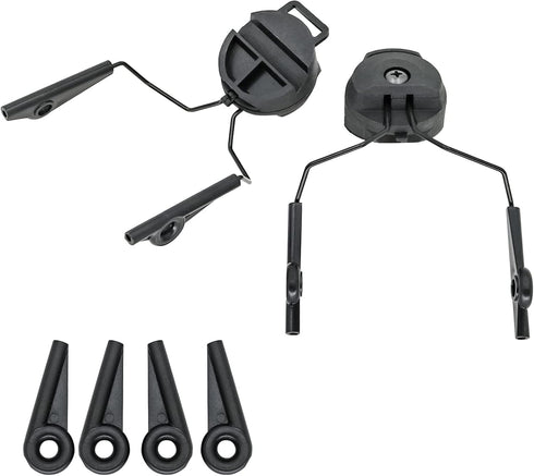 ARC Rail Adapters Accessories for Walker Electronic EarMuffs,1Pair Black Mounting Adapter...