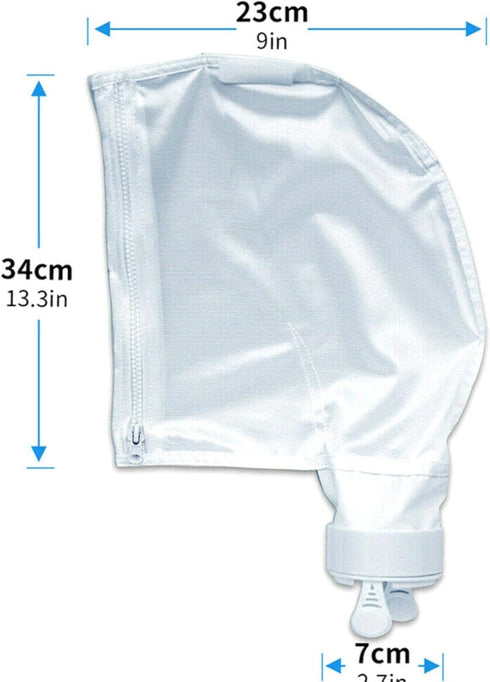 ConPus Nylon Mesh Pool Cleaner All Purpose Bag Replacement for Polaris 280, 480 Pool Cleaner Zippered All Purpose K13 K16(2 Pack)...