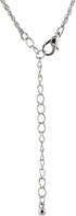 American Coin Treasures Buffalo Nickel Coin Pendant Necklace with Green Enamel | Silvertone 24" Rope Chain for Men & Women | Lobster Claw Clasp | ...