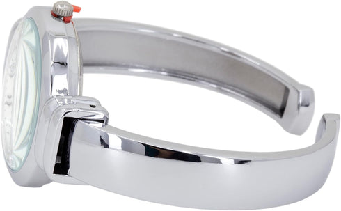 Blekon original mother of pearl cuff bracelet watch for women with 31mm case Japanese quartz movement metal hinged bangle style cuff wrist watch f...