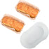 DEAYOU 80 PCS Bread Baking Liners, Baking Cups for Cakes, Snacks, Cupcakes, Weddings, Parties, White...