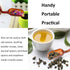 10 PCS Plastic Mini Gardening Shovel Spoons Soil Scoops, Cultivation Digging Transplanting Tools for Succulents Potted Flowers, Bath Salt Spoons/ ...