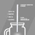 Clear Jumbo Smoothie Straws, Clear Disposable Wide-mouthed Large Milkshake Straws 9'' Inches High/Tall 100 pack...