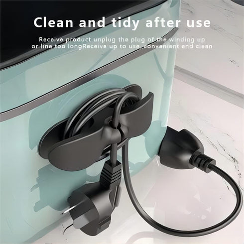 Cord Organizer For Kitchen Appliances,Made by Silicone,Appliance Cord Organizer Stick on Blenders,Toasters,and Coffee Makers, 6Pcs...