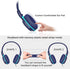 SIMOLIO Headphones Wired for Kids School Travel, Safe Volume 85dB/94dB/104dB, Over-Ear Boys Headphones with Microphone & Shareport, Foldable Sturd...