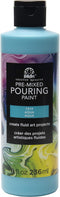 FolkArt Pre-Mixed Acrylic Pouring Paint, 8 oz, Aqua...