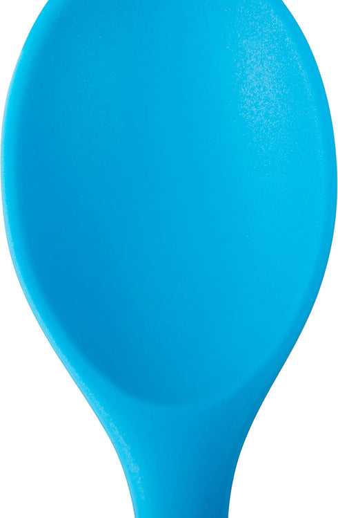 C.R. Gibson Kids in The Kitchen Oil Brush, Spoon, Whisk, Long, Standard Spatula Silicone Utensil Set, Multicolor...
