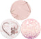 Collapsible Phone Bracket 360°Rotary Grips for Phones & Tablets(3 Pack) - White Heart Rose Gold Geometric Rose Gold Marble...