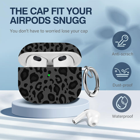 Compatible with Airpods 3rd Generation Case with Keychain/Lanyard/Cleaner Kit,Airpod Case 3rd Generation,3rd Generation Airpod Case[Front Led Visi...