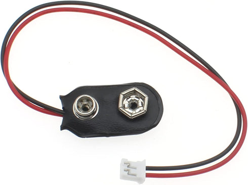 4 Pcs 9V Battery Snap to PH 2.0 Connector Cable I Type 9V Battery Clip Connector with 15cm Lead Wire...