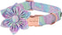 Unique style paws Dog Collar with Flower, Adjustable Dog Collar Flower Pattern, Durable Pet Collar for Small Medium Large Dogs...