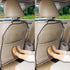 Kick Mats Back Seat Protector, 2 Pack Car Seat Protector Transparent Back Seat Protector for Kids, Made with Waterproof Material, Large Size Back ...