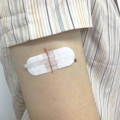 Emergency Wound Closures Adhesive Bandages, Zip Stitch Stickers for Camping, Survival & Household Gear, 3 Pcs (70 * 22mm, White)...