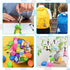 16Pcs Stuffed Animals Keychains, Mini Assorted Animals Plush Toys For Kids Goodie Bag Fillers Easter Egg Hunt Easter Basket Stuffers Classroom Exc...