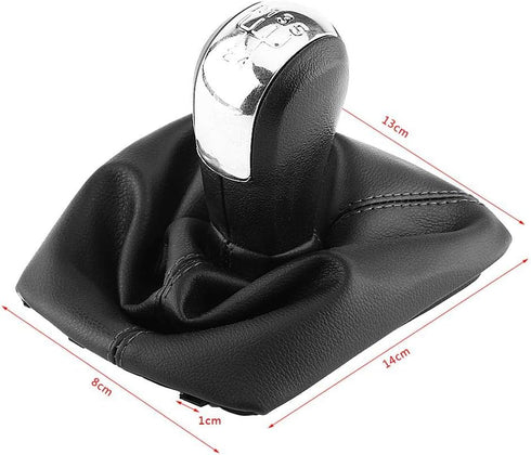 5 Speed Manual Automatic Car Gear Shift Knob Boot Gaiter Cover...