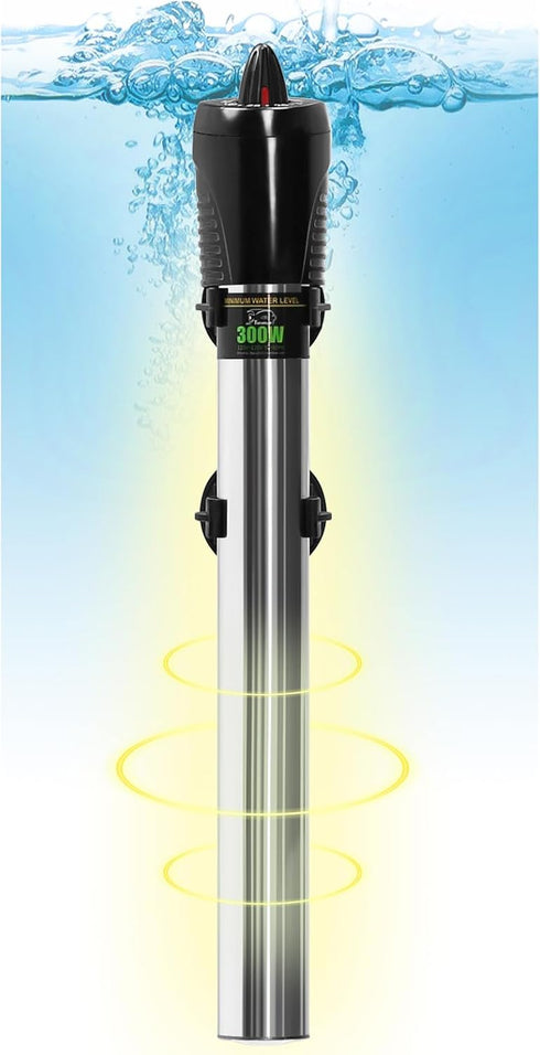 TARARIUM Aquarium Heater for 25-75 Gallon Fish Tank Turtle Tank Stainless Steel, Aquarium Supplies Accessories Freshwater Use Only...