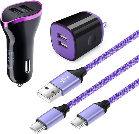 USB C Charger for S24 S23 FE S23 S22 Ultra S21 FE S10 S9 A25 A15 A05 A05s A54 A34 A24 A14 A13, Android Charger Car Fast Type C Charging Block Dual...