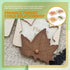 Kisangel Toddler Toys Preschool Puzzles 4pcs Wooden Leaf Shape Puzzle Leaf Wooden Jigsaw Puzzles Educational Learning Stem Toys for Birthday Early...