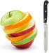 Serrated Utility Knife - MATTSTONE HILL 4.7" Kitchen Knife, German Stainless Steel Vegetable Knife, Paring Knife, Triple Rivet Handle...