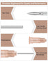 100 Pack 26Ga 1 Inch Disposable with Cap for Lab Supplies, Pet, Poultry, and Industrial Dispensing Accessories 25MM...