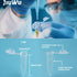 100 Pcs Centrifuge Tubes 1.5 ml Bottom Tip Clear Plastic Test Tube Vials Small Tubes with Caps Small Sample Bottle Vials Container with Cap for La...