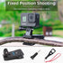 SUREWO Backpack Strap Mount Quick Clip Mount Compatible with Gopro Hero 12/11/10/9/8/7/6(2018)/5 Black,DJI Osmo Action and More...