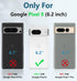 FNTCASE for Google Pixel-8 Phone Case: Military Grade Drop Protection Cell Phone Cover with Kickstand & Slide | Rugged Shockproof Protective Bumpe...