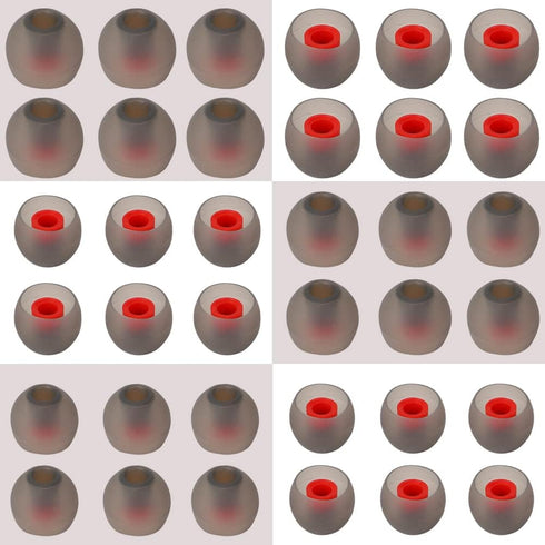Replacement Earbud Tips Silicone Ear Tips for in- Ear Headphones Eartips Tips (Inner Hole from 3.8mm-5.5mm Earphones) Earbud Replacement Tips Earb...