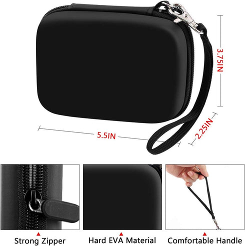 Digital Camera Case Compatible with CAMKORY/for YISENCE/for VAHOIALD/for Kodak Pixpro/for Canon PowerShot ELPH 180 190/ for Sony DSCW800 DSCW830 K...