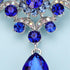 Kercisbeauty Wedding Bridal Black Teardrop Crystal Brooch Pin for Women Girls Special Occasion Accessories...