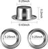 Pangda 100 Sets Grommet Eyelets Tool Kit, Grommet Setting Tool and Eyelets with Setting Tools and Storage Box for Fabric, Tarps, Curtains?1/4 Inch...