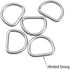 30Pcs 304 Stainless Steel Welded Heavy D-Rings for Hand DIY Accessories Hardware Bags Ring Dog Leashes Dee Ring (1/2inch)...