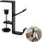 Desk Mount Bag Holder Hook Clamp-On Backpack Hanger Portable Desk Mount Headphones Holder Reduce Desk Clutter for Table Desk, Under Counter (Black...