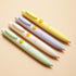 M&G Retractable Gel Ballpoint Pens 0.5mm, 10 Pcs Fat Gel Pens Fine Point Black Ink, Cute Gel Pen With Smiley Face Colorful, Ballpoint Pens Smooth ...