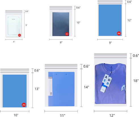 Clear Zipper Poly Bags 4x6'' 100ct Zip Reclosable Lock Baggies 2mil Zip Plastic Bags for Prints Cards Beads Arts Crafts Cookies Soap Jewelry Candi...