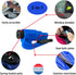 resqme The Original Emergency Keychain Car Escape Tool, 2-in-1 Seatbelt Cutter and Window Breaker, Made in USA, Family Pack of 3, Red, Blue, Yello...