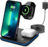 Wireless Charger, Criacr 3 in 1 Wireless Charging Station for Apple iPhone 15/14/13/12/11/Pro/Max/XS/XR/X/8/Plus, iWatch, AirPods 3/2/Pro,Travel C...