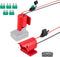 Upgraded Power Wheels Adapter for Milwaukee M12 12V Battery with Fuse & wire terminals,Power Connector for Rc Car, Robotics,Rc Truck, DIY,Work for...