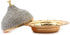 Alisveristime Coated Handmade Brass Sugar Chocolate Candy Bowl Serving Dish with Lid (Crystal) (Gold)...