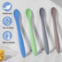4PCS Silicone Feeding Spoons, Baby Spoons Training Spoons Silicone Baby Utensils Infant Spoons for First Stage Baby and Parents...