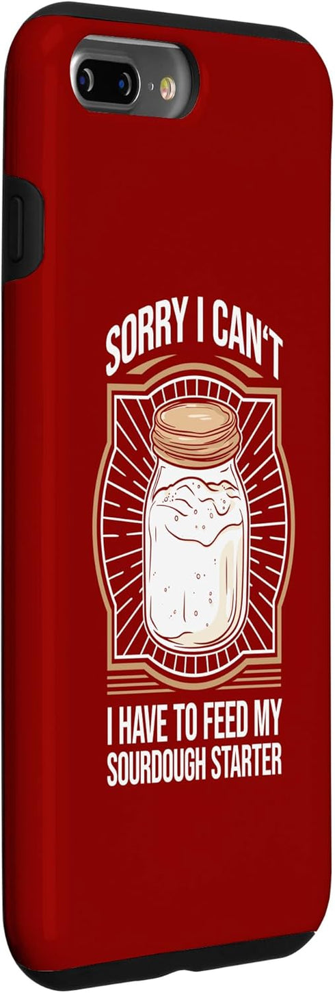 iPhone 7 Plus/8 Plus Funny Sourdough Starter Sourdough Bread Baker Case...