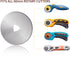 60mm Rotary Cutter Blades - 10 Pack Replacement Blades - Sharper Blades Have Better Cutting Effect, Great for Sewing, Quilting Supplies, Fabric an...