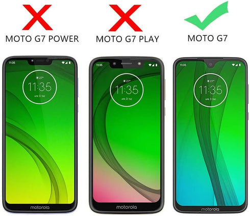 for Moto G7 Case, for Moto G7 Plus Case with Flowers, Slim Shockproof Clear Floral Pattern Soft Flexible TPU Back Phone Cover for Motorola Moto G7...